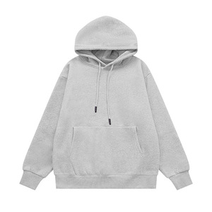 Sweat-shirt à capuche léger en mélange de coton à manches longues pour le sport et les activités de plein air - Product Image 5