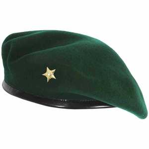 High Quality 100% Wool Ceremonial Beret hat OEM Custom tactical outdoor beret hat Ceremonial Sale - Product Image 1