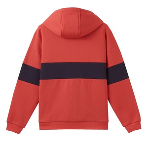 เสื้อฮู้ดผู้ชายสีแดงแบบเรียบ ทรงปกติ สวมใส่สบาย ผ้าถักเฟรนช์เทอร์รี่ แขนยาว ระบายอากาศได้ดี เหมาะสำหรับฤดูหนาว เป็นมิตรกับสิ่งแวดล้อม สามารถปรับแต่งได้ - Product Image 2