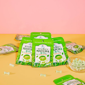 Matcha Flavor Delicious Compressed <b>Candy</b> With a Sweet Flavor Made From Natural Ingredients Suitable for Children Made in Vietnam - Product Image 1