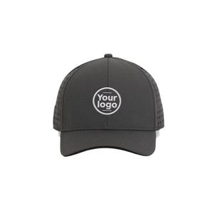 Casquette de golf OEM imperméable à séchage rapide avec perforations laser, logo brodé 3D personnalisé, respirante, à fermeture snapback pour l'entraînement en extérieur - Product Image 4