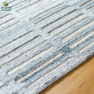 Tapis durables en laine tuftés à la main pour salon, chambre et maisons modernes - Product Image 3