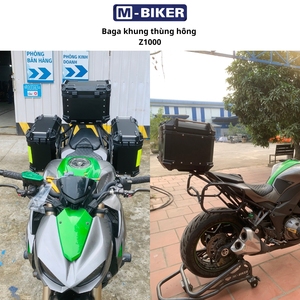 Portaequipajes Trasero M-Biker Z1000 con Alforjas de Cuero Usadas Thp CNC 12kg 110x35x30cm - Product Image 3