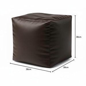 Customised Wholesale Durable Cozy Beanbag Cute Bean Bag Puff Gamer Seat <b>Cushion</b> Footstool for Indoor and Outdoor - Product Image 2