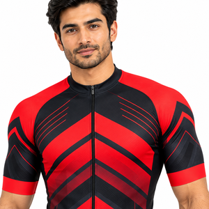 Maillot de cyclisme pour hommes, grande taille, respirant, séchage rapide, confortable, pour vélo de route, entraînement, course, équipe, club - Product Image 3