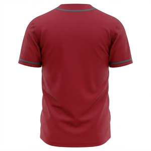 Men's Red Sleeveless Baseball <b>Collar</b> <b>T</b>-<b>Shirt</b> Moisture Wicking Polyester Solid Color All Seasons Regular Fit Front Print Quick - Product Image 4