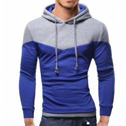 Sudadera con Capucha para Hombre, Estilo Casual, con Paneles de Color, Bolsillos Tipo Canguro, Personalizable, 100% Algodón - Product Image 3