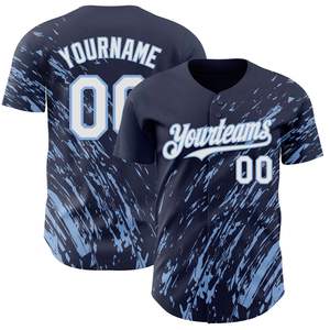Camiseta de Béisbol Personalizada para Adultos, Impresión por Transferencia de Calor, Transpirable, Cuello Redondo, Tirantes en T, Manga Corta, Uniforme Deportivo Unisex para Equipos, 100% - Product Image 5