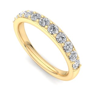 Elegante anillo de oro rosa, oro blanco y oro amarillo, certificado por IGI, joyería fina, anillo de compromiso, diseño de lujo para mujer - Product Image 3