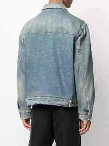 Última Colección: Chaqueta Vaquera Corta con Tachuelas para Hombre, Estilo Urbano, Ripped, Casual, Personalizada - Product Image 6