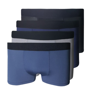 Calzoncillos bóxer de algodón de tiro medio para hombre, hechos en Vietnam, transpirables y cómodos con Tela Gris fresca, tejido sin costuras, suministro ODM - Product Image 5