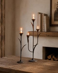 Black Candle Holder Suitable for Decoration of Wedding Party <b>Tables</b> and Also for Home Decorations - Product Image 2