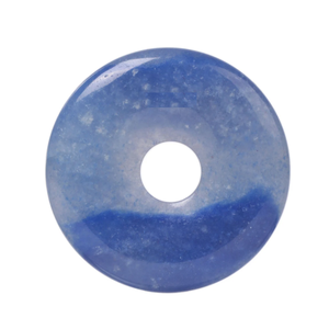 Donuts en cristal naturel, donuts en pierre de cristal d'aventurine bleue, pierres précieuses, pierres de cristal Reiki, donuts de guérison, agate, vente en gros - Product Image 6
