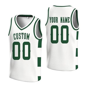 Maillot de basket-ball pour hommes, design unique, haute qualité, vente en gros, impression par sublimation, OEM personnalisé, coupe ajustée, col en V, respirant - Product Image 6
