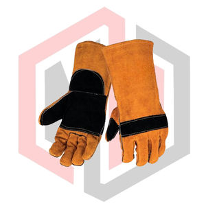 Gants de pompier en cuir renforcés pour les travaux incendie, résistants à la chaleur, anti-coupure, durables, sans silicone, sans poudre, couleur personnalisable - Product Image 3