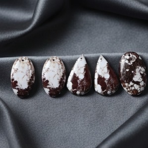 Cabujón de magnesita natural de caballo silvestre, piedra preciosa suelta, formas y tamaños variados, suministro de joyería premium - Product Image 2