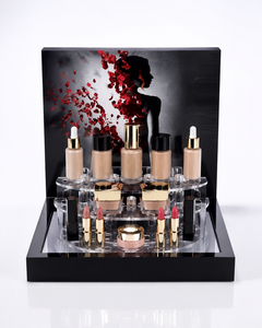 Nuevo diseño, Ilumina tu maquillaje minorista con vitrinas y vitrinas de cosméticos acrílicos - Product Image 5