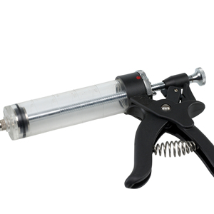 Jeringa Veterinaria Manual Reutilizable de Acero Inoxidable, Tamaños Personalizados, Venta al Por Mayor, OEM, GUJJAR SURGICAL INTERNATIONAL - Product Image 1