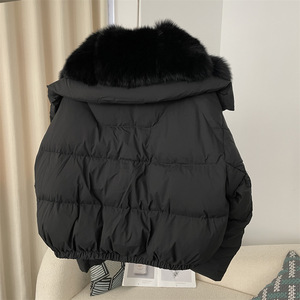 Veste d'hiver rembourrée en duvet noire coupe-vent et imperméable de haute qualité personnalisée pour homme - Product Image 4