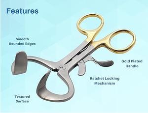 Écarteur buccal dentaire de haute qualité 4,5 pouces en acier inoxydable chirurgical - Product Image 2