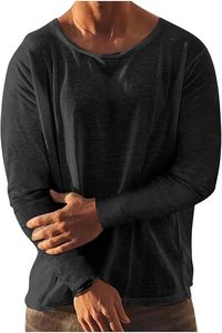 Athletic <b>Patchwork</b> Long Sleeve O-Neck T-<b>Shirt</b> Breathable Regular Corduroy Fabric Spandex/Polyester Lower Hem Logo Position Men' - Product Image 3