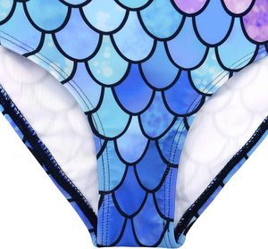 Traje de Baño de Una Pieza de Cintura Alta y Corte Alto para Mujer, con Cuello Sólido, Material de Poliéster/Nylon, Decoración de Cristal en la Parte Delantera - Product Image 6