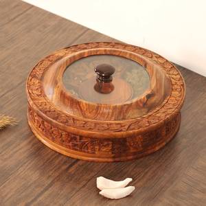 ooden <b>Spice</b> <b>Box</b> For Stylish Kitchen Storage Featuring Hand Polished Finish And Functional Compartments Wooden <b>Box</b> - Product Image 4