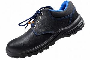 High Quality Premium Black Leather Steel Toe Safety <b>Shoes</b> Anti Slip Industrial <b>Work</b> <b>Shoe</b> Construction Factory Available For Sale - Product Image 4