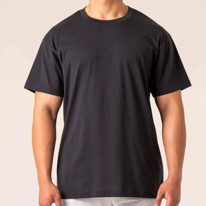 T-shirt à manches courtes pour homme, col rond, rose, coupe classique, couleur unie, design simple, tissu jersey tricoté décontracté - Product Image 4