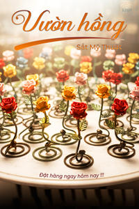 Rosas de Hierro Forjado con Recubrimiento en Polvo Estilo Antiguo, Artesanía Metálica, Regalo para Aniversarios, Cumpleaños, San Valentín, Decoración de Bodas - Product Image 5