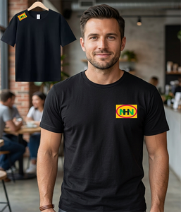 T-shirts à manches courtes pour hommes, fabriqués en usine, coupe ajustée, grandes tailles, style décontracté chic, respirants, 100% coton, écologiques, personnalisables sur le devant - Product Image 2