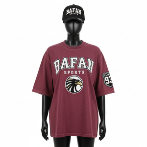 เสื้อยืดโอเวอร์ไซส์ผู้หญิง ผ้าคอตตอนเจอร์ซีย์พรีเมียม GSM เนื้อผ้านุ่ม ระบายอากาศได้ดี สกรีนโลโก้ตามสั่ง เสื้อยืดโอเวอร์ไซส์ผู้หญิง ผ้าคอตตอน - Product Image 1