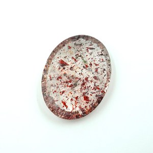 HAYAAT GEMS - Gema Suelta Natural Super Seven de 20.50 Ct, Corte Ovalado, Cristal Transparente con Juego de Colores para Joyería - Product Image 5