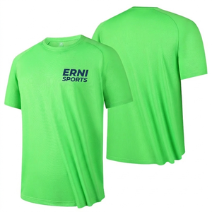 Camiseta Deportiva de Alta Calidad para Hombre, Estampada, de Secado Rápido, Transpirable, Ligera, de Poliéster/Algodón, para Correr, Gimnasio, Fitness - Product Image 2