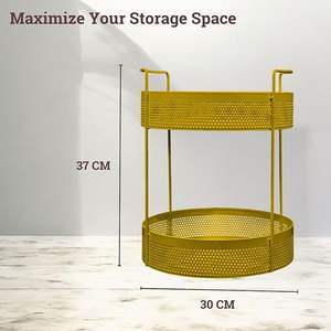 Cesta de Almacenamiento Metálica de Estilo Industrial, Organizador Resistente para Garaje o Despensa - Product Image 4