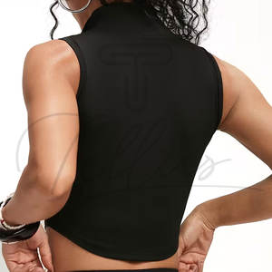 Tops Cortos Casuales para Mujer, Última Tendencia, Gran Venta, Precio Económico, Camisetas Cortas para Mujer, Material Personalizado, Tops Cortos de Verano para Mujer - Product Image 5