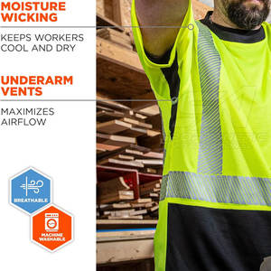 T-shirt de travail à prix abordable pour usage extérieur, vêtement décontracté respirant pour homme - Product Image 5