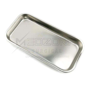 Bandeja de acero inoxidable para instrumental médico, herramientas de tatuaje, bandeja dental, bandeja quirúrgica de la marca Medzora Surgical - Product Image 2