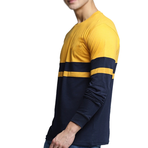 เสื้อยืดแขนยาวสำหรับออกกำลังกายและฟิตเนสสำหรับผู้ชาย ขายส่งเสื้อยืดแขนยาวแฟชั่นขายดีสำหรับผู้ชาย - Product Image 1
