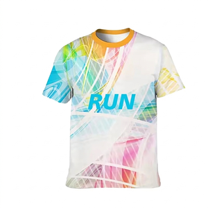 T-shirt en polyester surdimensionné personnalisable, impression intégrale par sublimation, logo personnalisé imprimé, tailles américaines pour les grandes tailles - Product Image 1