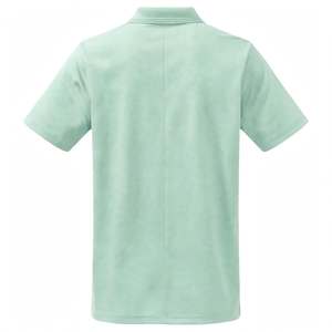 SPINE CRAFT Unisex High Quality Heavyweight Embroidered Knitted <b>Shirt</b> T Solid Color Casual Pocket Short Sleeve <b>Half</b> Zipper 200g - Product Image 6