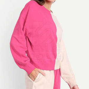 Sudadera de Invierno Personalizada con Estampado Frontal para Mujer, Estilo Urbano, Informal, Transpirable, 100% Algodón, Precio al por Mayor - Product Image 3