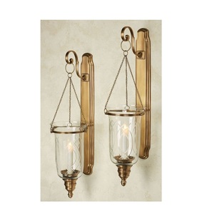 Modern Luxury Metal Candle Sconce Decorative Wall Mounted Holder For Home Interior Wedding And Event Decor - Product Image 1