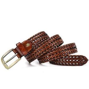 Handcrafts 100% Pure Cow Hide Belts Steel Buckle Vintage Style Eco-Friendly Durable Men's Accessories 3.8 CM Width 138 CM Length - Product Image 1