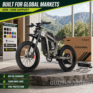 Bici Elettrica da Fuoristrada R19 9000W 72V 40Ah, Alta Potenza, 96KM/H, Bicicletta Elettrica da Montagna per Adulti - Product Image 6