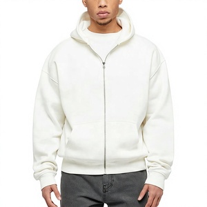 Service OEM en gros – Sweats à capuche zippés de qualité supérieure pour hommes, différents styles, en coton et polyester, pour l'hiver, décontractés - Product Image 3