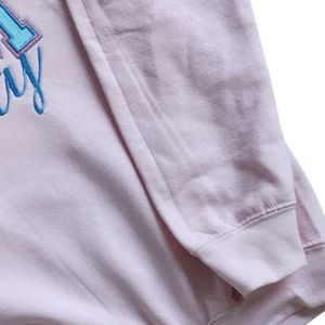 แจ็คแอนด์จิล มัมเสื้อสเวตเชิ้ตผู้หญิงผ้าฟลีซเนื้อนุ่มแขนยาวคอกลมสวมใส่สบายเสื้อแม่ลำลองสำหรับสวมใส่ในชีวิตประจำวัน - Product Image 4