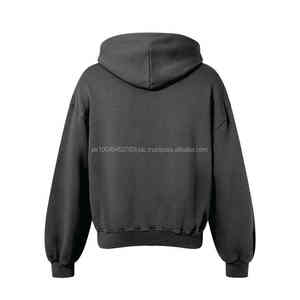 Vente en gros de sweat à capuche pour hommes, poids lourd de qualité supérieure, logo personnalisé brodé, conception zippée, impression bouffante, anti-rétrécissement, bas prix - Product Image 5