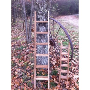 <b>Rustic</b> Ladder <b>Shelf</b> Made from Reclaimed Wood - Wholesale B2B - Product Image 4