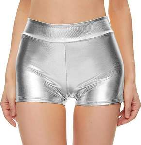 Shorts de Cintura Alta para Discoteca, Atuendo Sexy para Actuaciones, Shorts de Moda Urbana para Mujer - Product Image 6